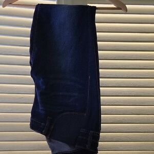 Old Navy (Rockstar) Maternity - Dark Blue Disressed Jeans